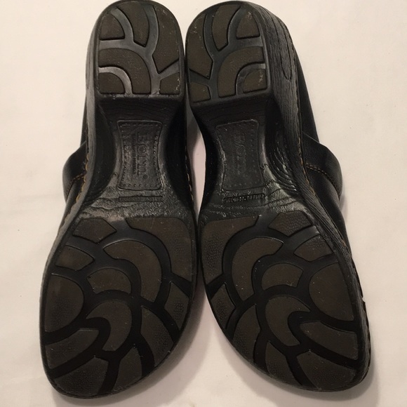 Born Black Leather Shoes Sz 8.5 - Picture 6 of 7